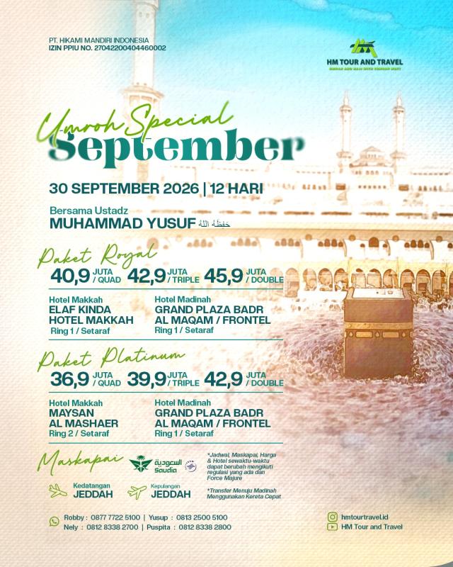 Umrah Special 30 September 2026