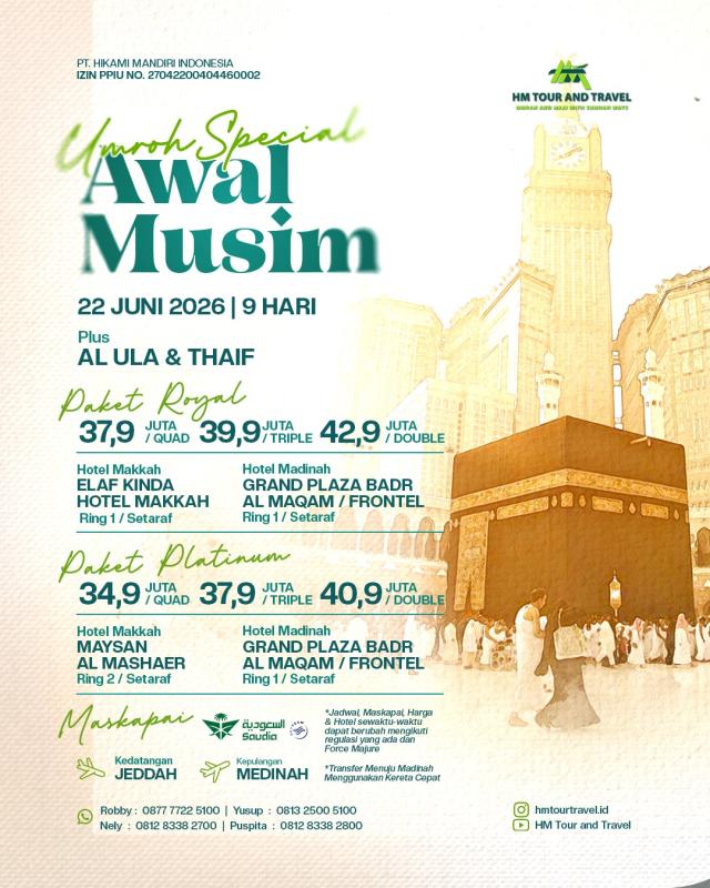Umrah Special 22 Juni 2026