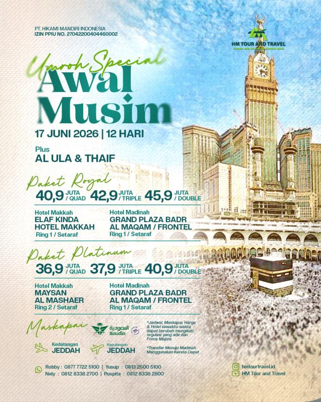 Umrah Special 17 Juni 2026